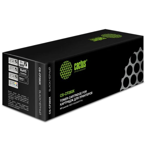 Картридж для принтера и МФУ Cactus CS-CF283X черный CF283X