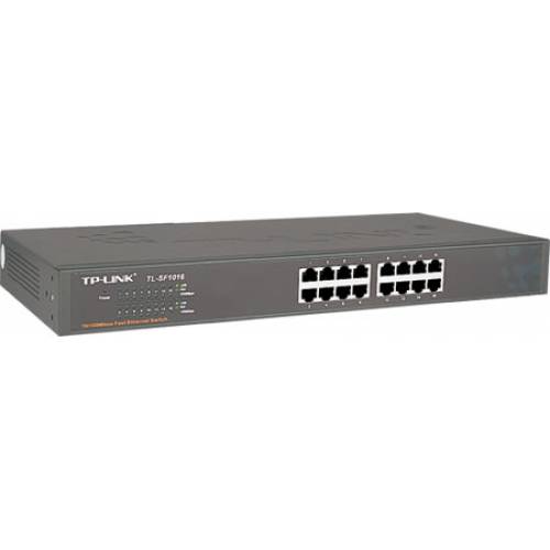 Коммутатор TP-LINK TL-SF1016 16x10/100 Мбит/сек, неуправляемый